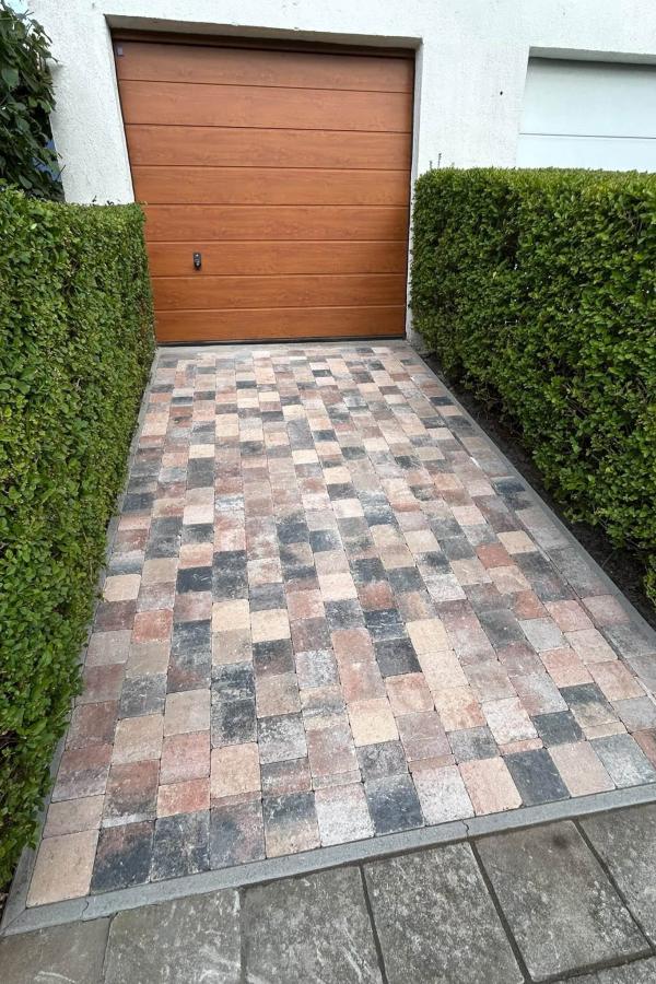 Entrée de garage en pavé